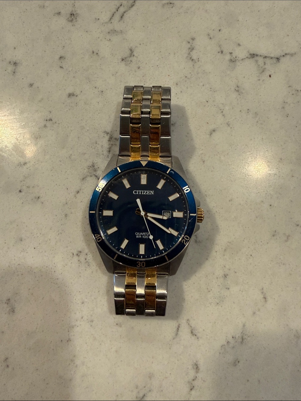 Citizen Two-Tone Blue Dial Men’s Watch
